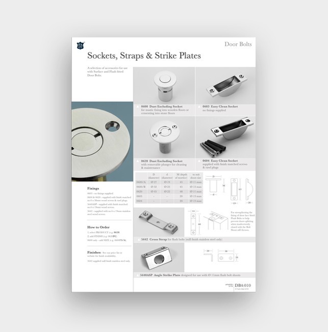 DB4 - Sockets, Straps & Strike Plates