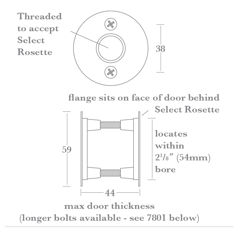 7800 Pre Bored Door Adaptor Frank Allart