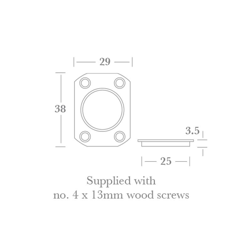 Subrose for Solid Doors - Supporting Image 2