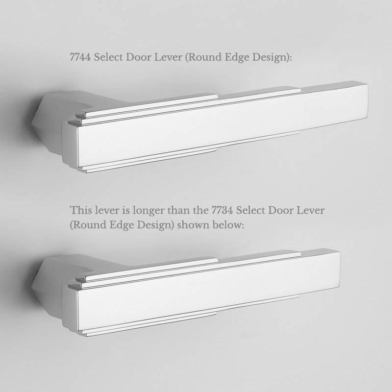 7744 Select Door Lever (Square Edge Design) Frank Allart