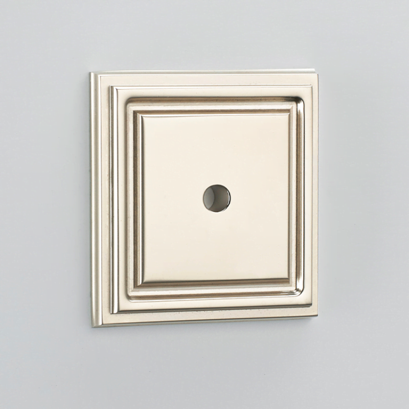 Cabinet Knob Square Rosette - Supporting Image 1
