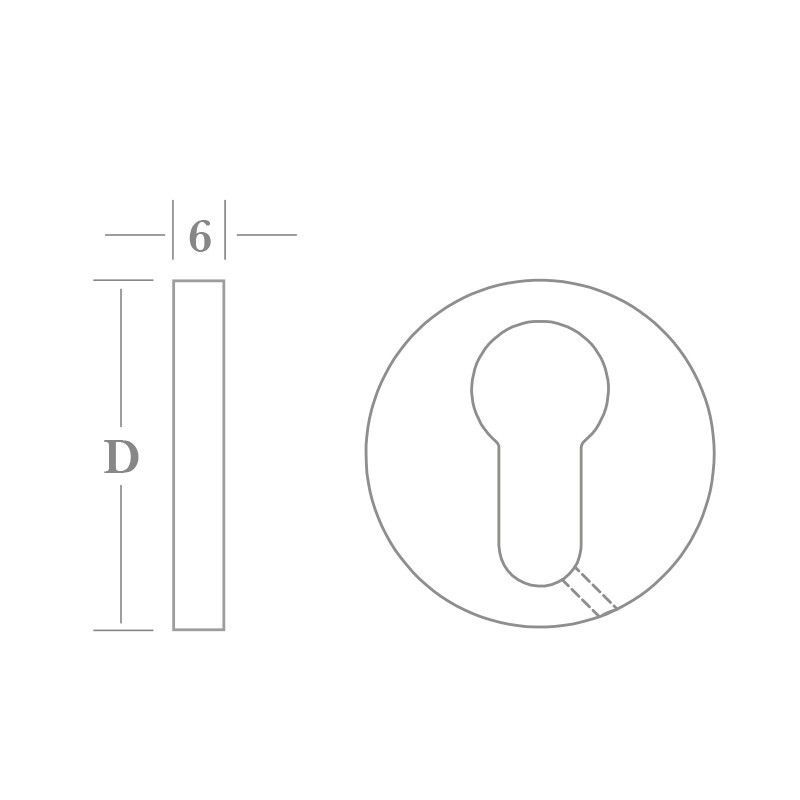 Cylinder Escutcheon or Collar - Supporting Image 2