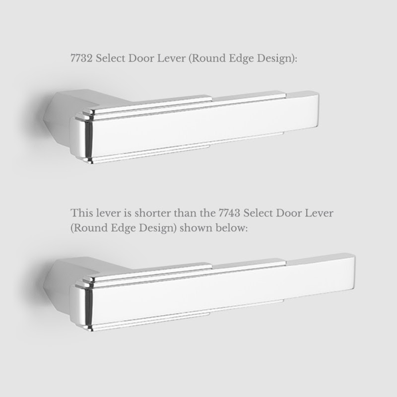 7732 Select Door Lever (Round Edge Design) Frank Allart