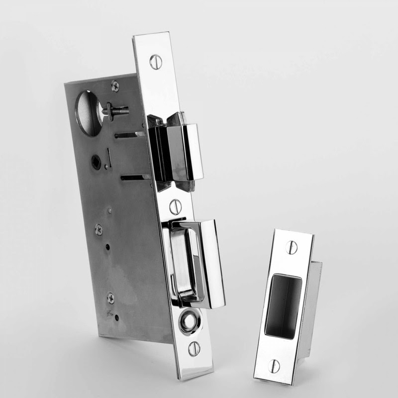 Sliding Door Lock with optional cylinder locking function - Main Image